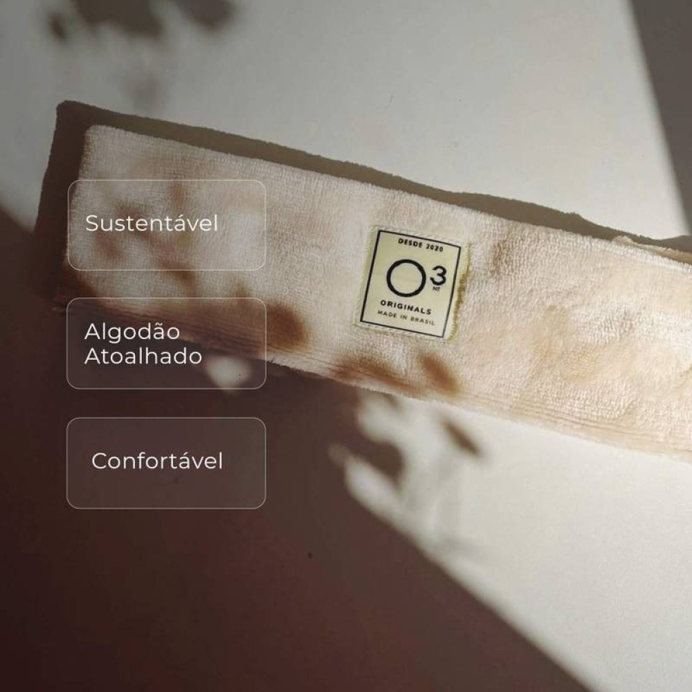 Faixa Atoalhada Para  Cabelo