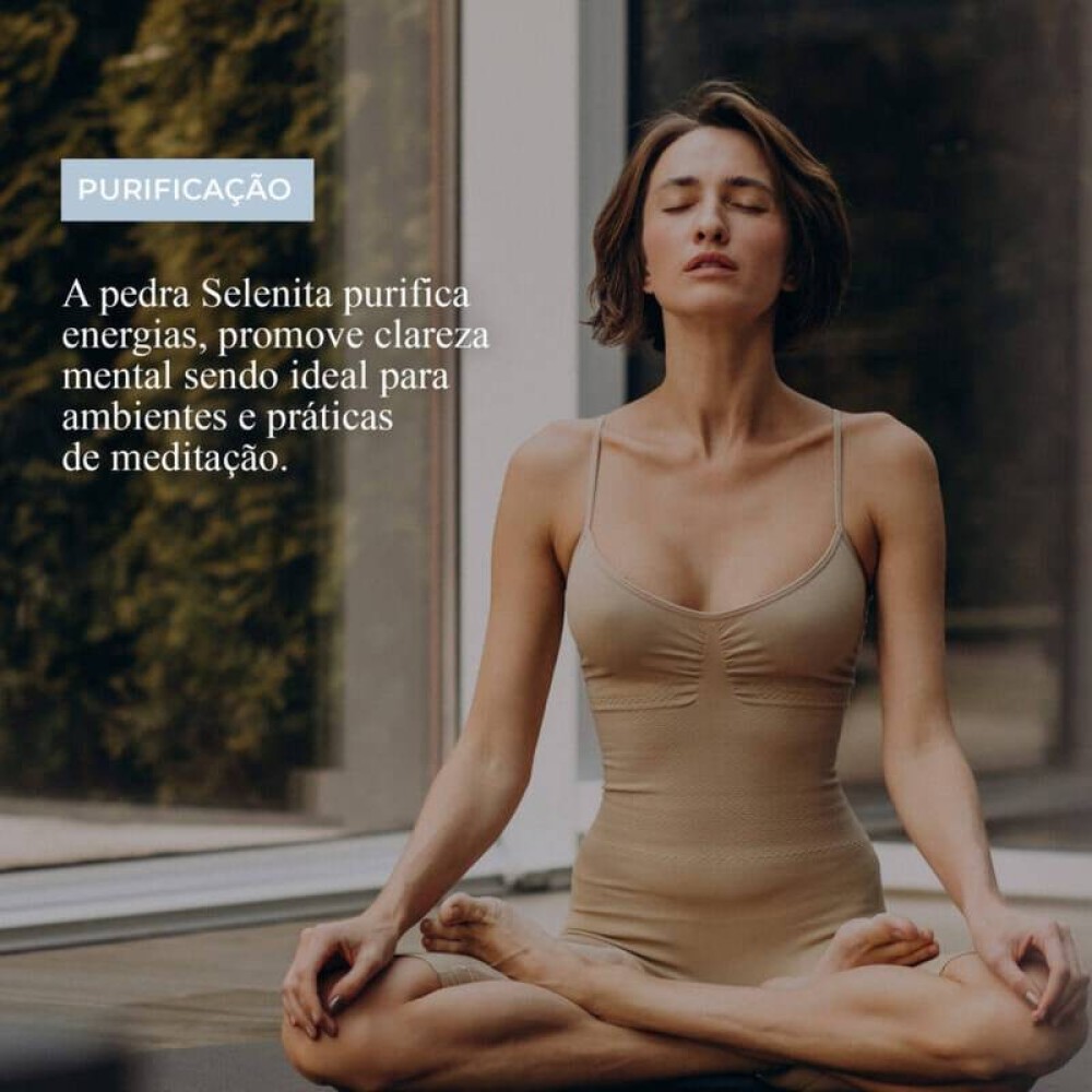 Cristal Energizante com Folhas Secas